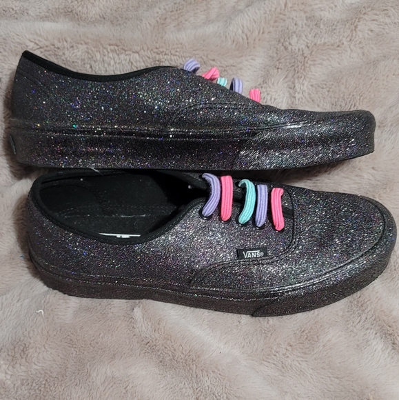 VANS RAINBOW GLITTER AUTHENTIC Trainers - Picture 2 of 3